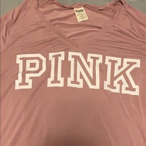Pink v neck
